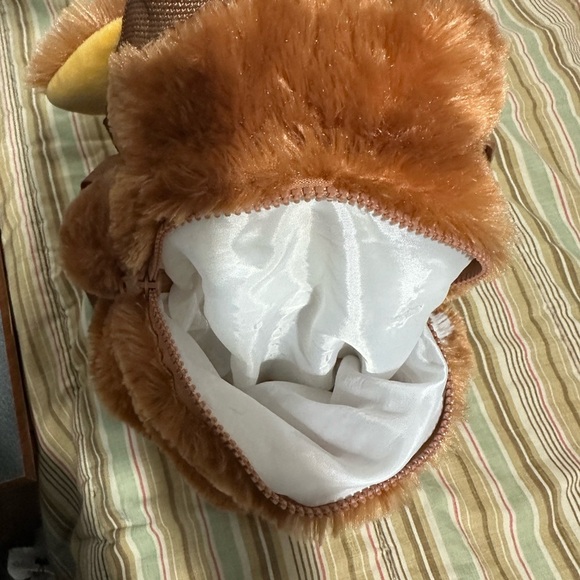 Brown and White Plush Dog Toy - Picture 6 of 10